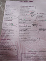 Zalos Cafe On The Corner menu