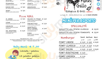 Funky Gallo menu