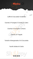 Freeze Gelateria Caffetteria menu