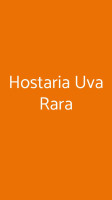 Hostaria Uva Rara food