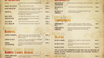 Iguana menu