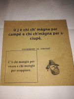 Il Passatore menu