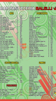 Pasticceria Balelli menu