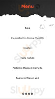 Pasticceria Santa Maria menu