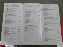 Pizzicotto menu