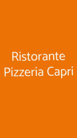 Pizzeria Capri food