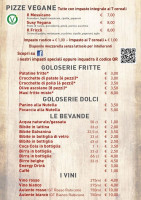 Pizza Passioni menu