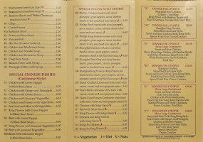 Jubilee Take Away menu