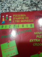 I Tre Monelli menu