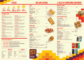 Apache Pizza menu