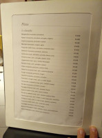 Pizzeria Dame' menu