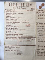 Tigelleria Da Zia Anna menu