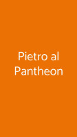 Pietro Al Pantheon food