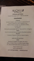 Al Civico 2 menu