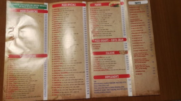 Pizza Amore menu