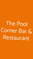 The Pool Corner Bar Restaurant food