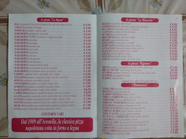 Sempre Pizza menu