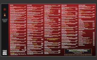 Asian Tea House menu