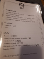 Locanda Da Valentino menu