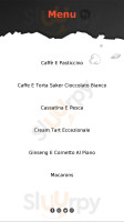 Panzini, Pasticceria Caffetteria menu