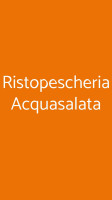 Ristopescheria Acquasalata food