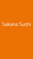 Sakana Sushi food