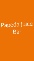 Papeda Juice food