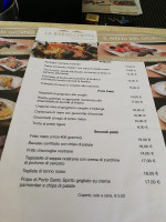 La Baracchetta menu