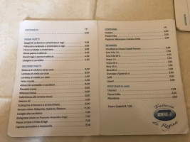 Trattoria Da Regina menu