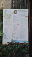 Al Castello menu