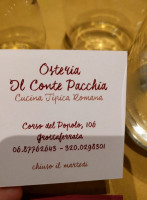 Il Conte Pacchia food