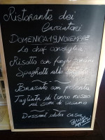 Dei Cacciatori menu