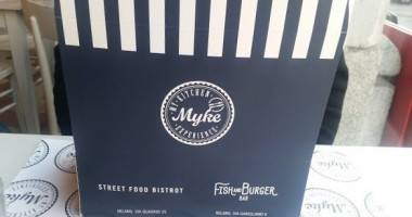 Myke Fish Burger inside