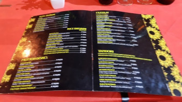 Indiano Taj menu