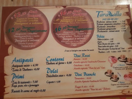 Taraballa menu