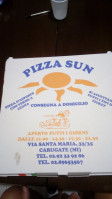 Pizza Sun food