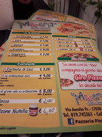 Pazzeria Pizza E Farinata menu