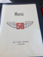 Pizzeria 58 menu