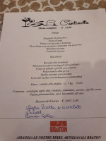 La Cantinetta menu