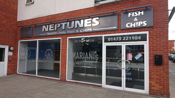 Neptunes Fish Chips outside