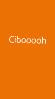 Cibooooh food