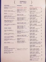 Pizzeria Mammamia menu