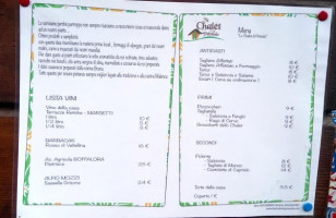 Lo Chalet Di Primolo menu