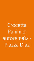 Crocetta Panini D' Autore 1982 Piazza Diaz food