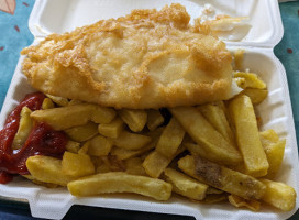 Allports Fish Chips inside