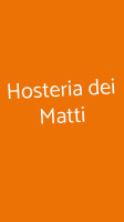 Hosteria Dei Matti food