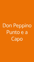 Don Peppino Punto E A Capo food