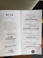 Cremeria Niva' menu