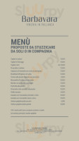 Il Barbavara Vineria menu