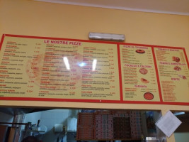 Pizzeria Sofia menu